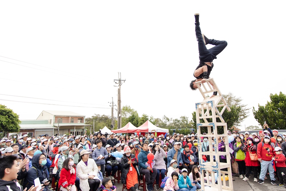 臺中市龍井區元旦升旗暨健行