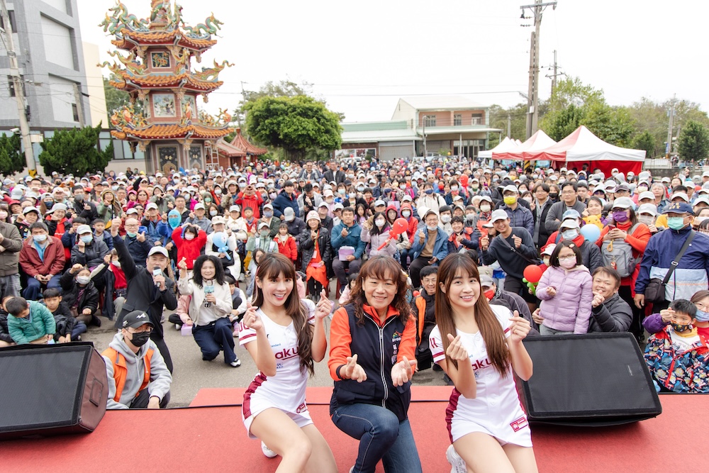 臺中市龍井區元旦升旗暨健行